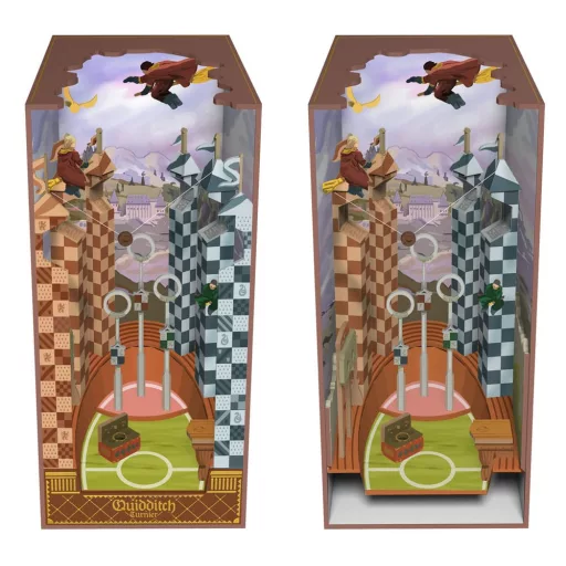 Harry Potter Tiny Adventures Book Nook Mini Dioráma Quidditch Pitch 23 cm