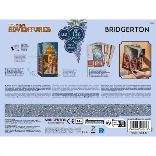 Bridgerton Tiny Adventures Book Nook Mini Diorama The Duke and I 18 cm