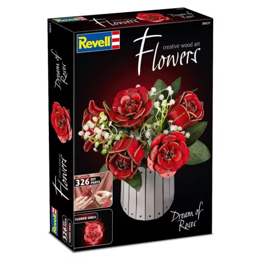 Revell Flowers Wooden Flowers Dream of Roses 22 cm