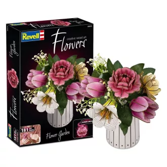 Revell Flowers Wooden Flowers Flower Garden 22 cm
