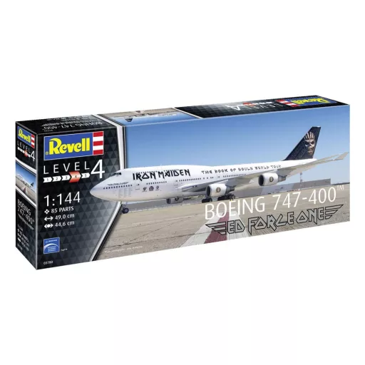 Iron Maiden Model Kit 1/144 Boeing 747-400 Ed Force One" 49 cm"