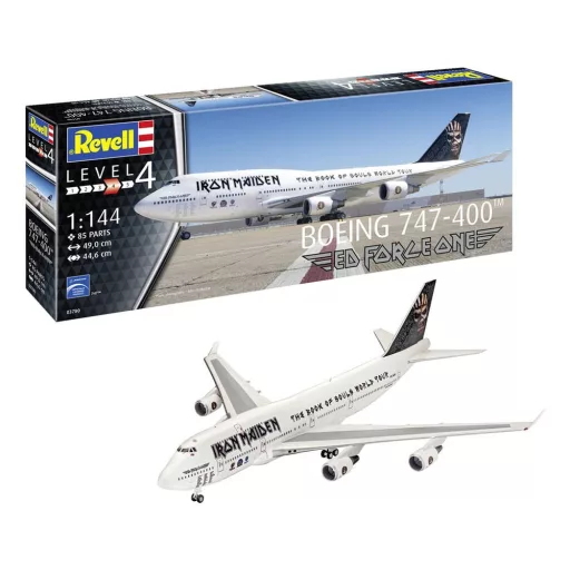 Iron Maiden Model Kit 1/144 Boeing 747-400 Ed Force One" 49 cm"