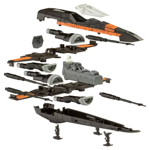 Star Wars Model Kit 1/78 Poe's X-Wing Fighter 22 cm