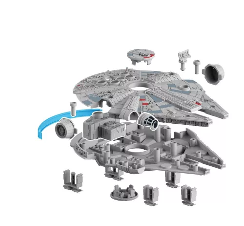 Star Wars Modell Készlet 1/164 Millennium Falcon 21 cm