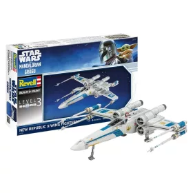   Star Wars The Mandalorian and Grogu Revell Model Kit 1/57 New Republic X-Wing Fighter 22 cm