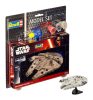 Star Wars Modellkészlet 1/241 Model Set Millennium Falcon 10 cm