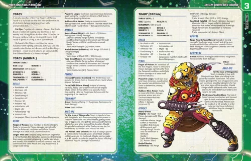 Power Rangers RPG book Finster's Monster-Matic Cookbook Sourcebook *Englische Version*