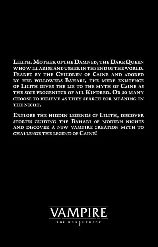 Vampire: The Masquerade 5th Edition RPG book Revelations of the Dark Mother Accessory *Englische Version*