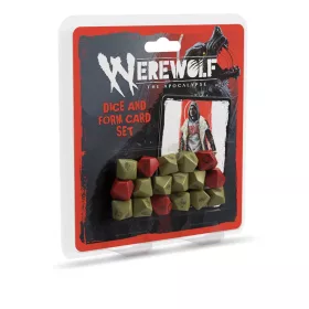   Werewolf: The Apocalypse 5th Edition RPG Dice and Form Card set