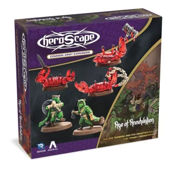   Heroscape Army Expansion Boiling Tension: Molten Crustaceans & Tanuki Tricksters *English Version*