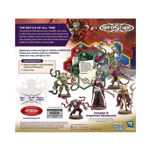 Heroscape Army Expansion Embers of War: Heroes of Arboreas *English Version*