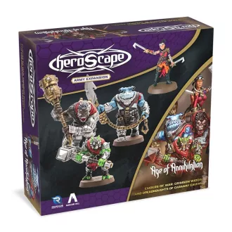   Heroscape Army Expansion Embers of War: Crimson Widow & Dreadnoughts of Caraway Cavern *English Version*
