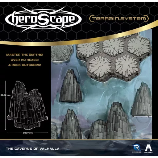 Heroscape Terrain Expansion The Caverns of Valhalla  *English Version*