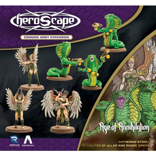 Heroscape Army Expansion Age of Annihilation Elites of Ullar & Ranoc Vipers (Common) *English Version*