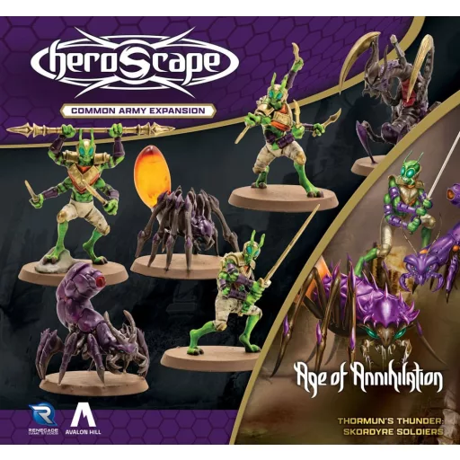 Heroscape Army Expansion Age of Annihilation Skordyre Soldiers (Common) *English Version*