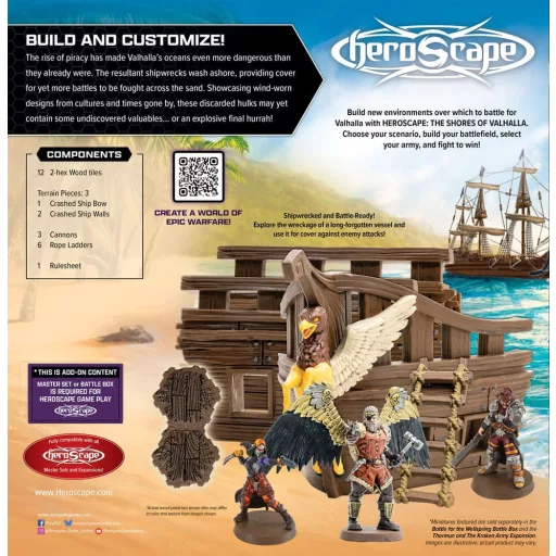 Heroscape Terrain Expansion Shores of Valhalla *English Version*