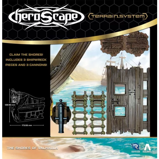 Heroscape Terrain Expansion Shores of Valhalla *English Version*