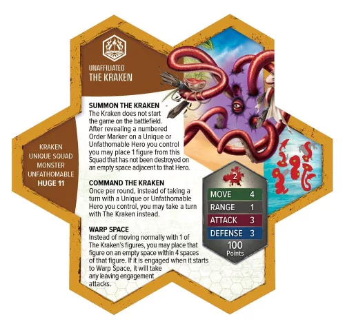 Heroscape Army Expansion Age of Annihilation Thormun & Kraken *English Version*