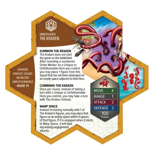 Heroscape Army Expansion Age of Annihilation Thormun & Kraken *English Version*