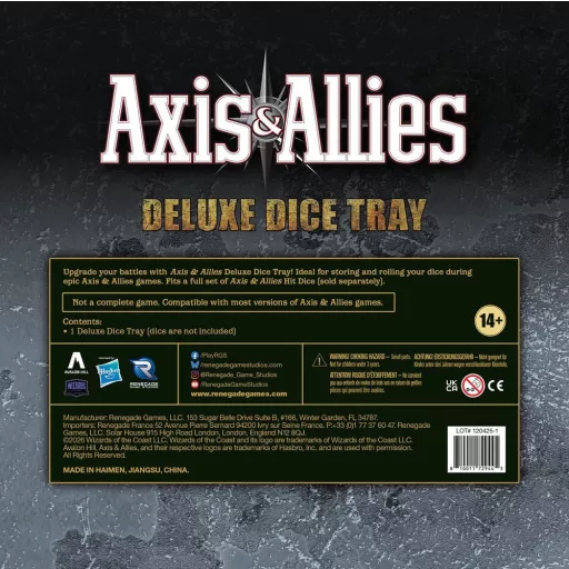 Axis & Allies Deluxe Dice Tray *English Version*