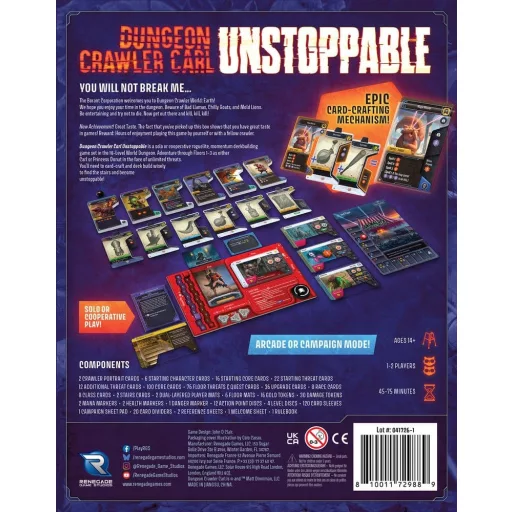 Dungeon Crawler Carl Board Game Unstoppable *English Version*