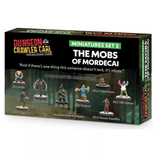 Dungeon Crawler Carl Miniatures Set 3 Mobs of Mordecai