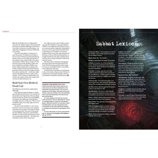 Vampire: The Masquerade 5th Edition RPG book Sabbat: The Black Hand Sourcebook *Englische Version*