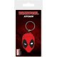 Marvel Comics Rubber Kulcstartó Deadpool Face 6 cm