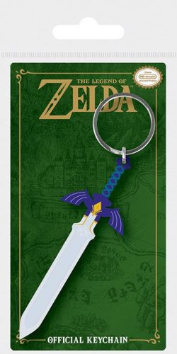 Legend of Zelda Rubber Keychain Master Sword 6 cm