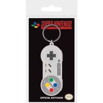 Nintendo Rubber Keychain SNES Controller 6 cm