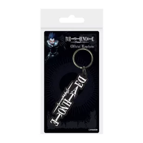 Death Note Rubber Keychain Logo 6 cm