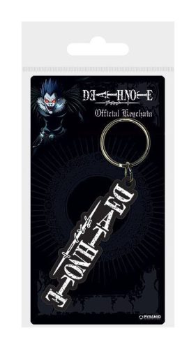 Death Note Rubber Keychain Logo 6 cm