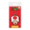 Super Mario Rubber Keychain Toad 6 cm