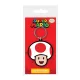Super Mario Rubber Keychain Toad 6 cm