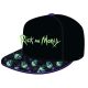 Rick & Morty Curved Bill Cap Neon Logo