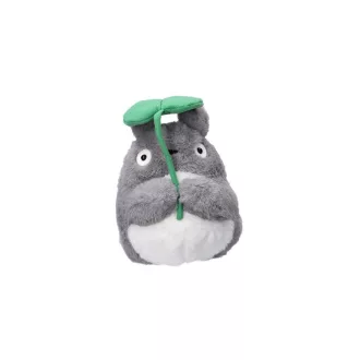   My Neighbor Totoro Nakayoshi Plüss Figura Big Totoro with leaf 21 cm