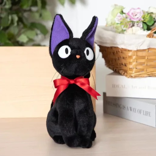 Kiki's Delivery Service Plüss Figura Jiji Sitting M 32 cm