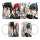 Black Butler Ceramic Mug Sebastian, Grell, Ash, Ciel