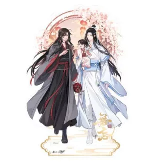   Grandmaster of Demonic Cultivation Acrylic Stand Wei Wuxian & Lan Wangji Wu Wang Ver. 21 cm