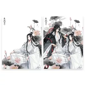   Grandmaster of Demonic Cultivation 3D Lenticular Card Wei Wuxian & Lan Wangji 12 x 16 cm