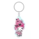 Sanrio Pink Black Party Series Acrylic Keychain My Melody 7 cm