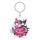 Sanrio Pink Black Party Series Acrylic Keychain My Melody & Kuromi 7 cm