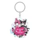 Sanrio Pink Black Party Series Acrylic Keychain My Melody & Kuromi 7 cm