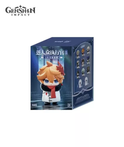 Genshin Impact Mini Figures Fatui Harbingers Chibi Design 7 cm Blind Box Display (9)