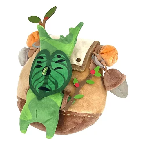 The Legend of Zelda: Tears of the Kingdom Plüss Figura ZP04 Korok with Backpack Brown 17 cm