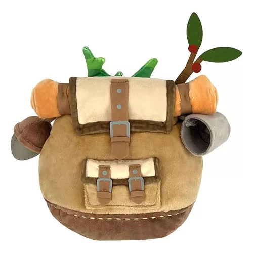 The Legend of Zelda: Tears of the Kingdom Plüss Figura ZP04 Korok with Backpack Brown 17 cm
