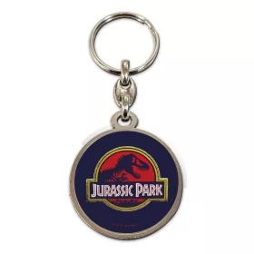 Jurassic Park Metal Keychain Movie Logo 7 cm
