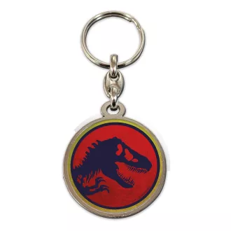 Jurassic Park Metal Kulcstartó Logo 7 cm