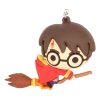 Harry Potter Rubber Kulcstartó Harry Potter & Broomstick 7 cm