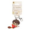 Harry Potter Rubber Kulcstartó Harry Potter & Broomstick 7 cm